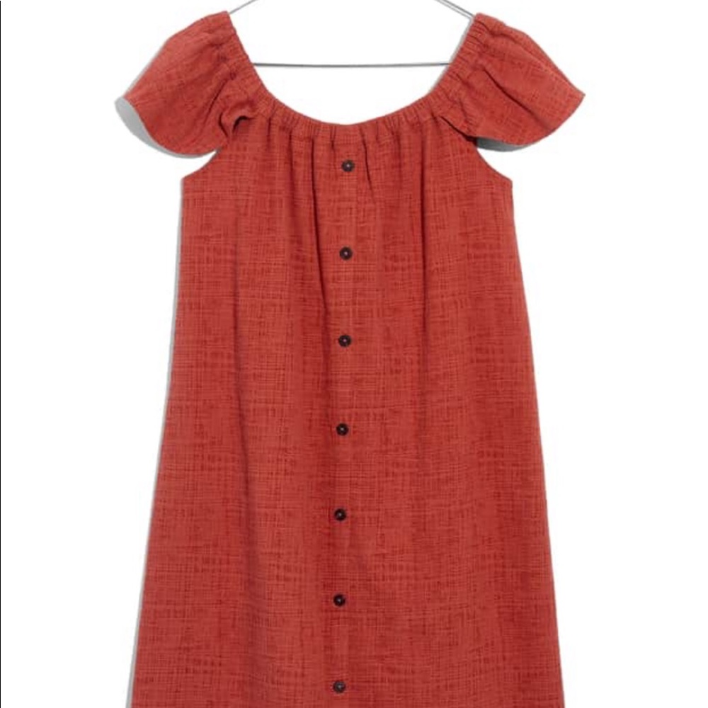 NWT Madewell Off the Shoulder Dress XS